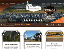 Tablet Screenshot of churrascariatropeiro.com